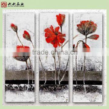 FG-02409 Handmade oil painting beautiful flower paintings