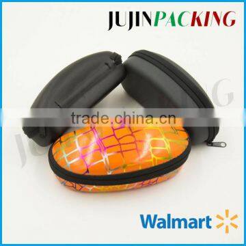YJ0093 black leather sunglasses case