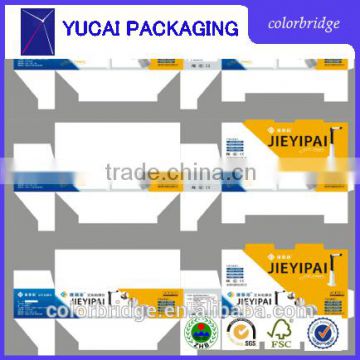 2016 ecofriendly paper box for pharmaceutical/medicine/drug packaging