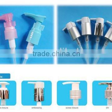 plastic lotion pump, plastic dispenser pump for cosmetic bottle