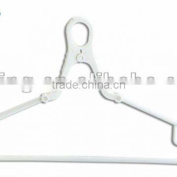 White windproof plastic clothes rack on sales