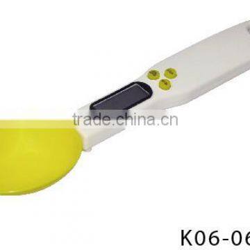 Electronic digital kitchen spoon scale for food weighing