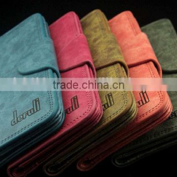 2016 christmas gift wallet,fashion leather wallet, wallet with logo custom