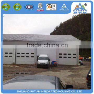 Fast installed Aluminum Alloy window prefab steel garage