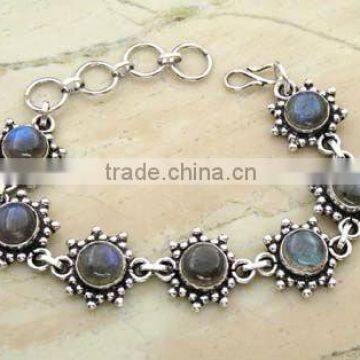 Genuine LABRADORITE Bracelets in .925 sterling silver bracelets