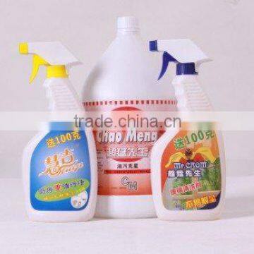 High concentrated bathroom cleaner with spray