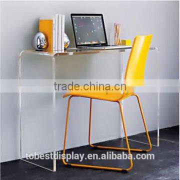 clear cheap acrylic desk,acrylic computer desk,acrylic writing desk shenzhen manufacturer