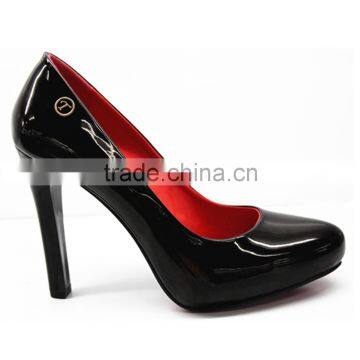 formal occasion lady fashion black high heel shoe