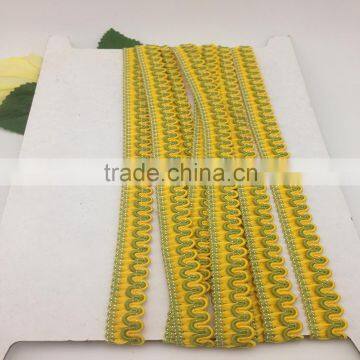 high quality wenzhou kaiyuan manufacturer braid polyester sewing lace trimming tape