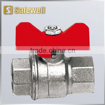 C.P. Full-flow Brass Ball Valve with T handle