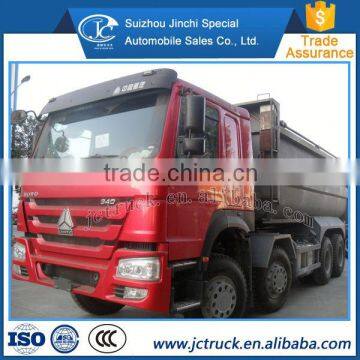 Durable electric control howo sinotruck dump garbage truck lowest factory price