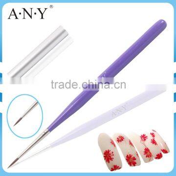 ANY Nail Art Beauty Design Wood Handle Nylon Hair Decorative Nail Brush Gel Painting