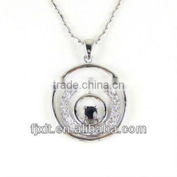 925 Sterling Silver Circle Shape Pendant