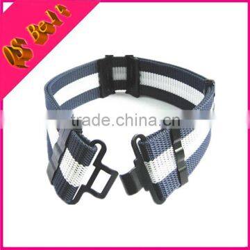 Custom Navy&white Webbing Tactical Waist Security Belt