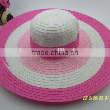 Made in Zhejiang China special discount cheap large brim beach hat sun visors