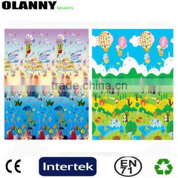 logo printing 1.26kg/pc in bulk foldable double sides play mat