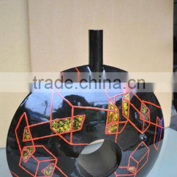 Hand crafted lacquer vase made in Vietnam