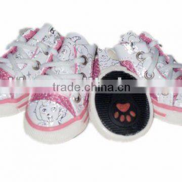 Puppy Pet Dog Anti-slip Waterproof Sporty Shoes Hole Boots