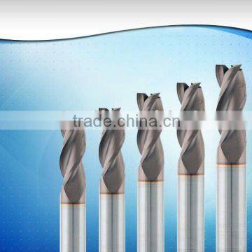 Carbide end mills for aluminum