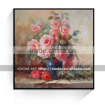 Shu1780 Wall art decor abstract flower canvas oil painting for hotel and living room