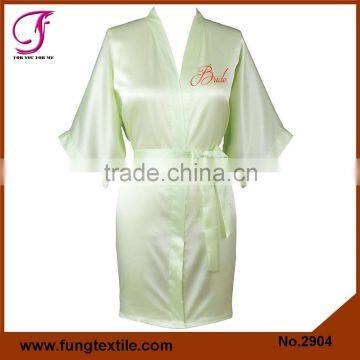 290416 Embroidery Bride Hight Quqlity Robe Silk