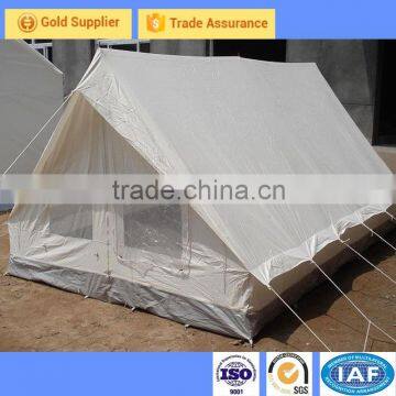 Middle East Canvas Family Tent UN relief tent canvas relief tent ridge pole tent canvas relief tent