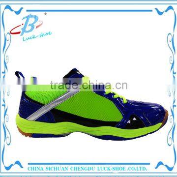 Original design badminton leather tennis shoes with rubber sole for wholesale