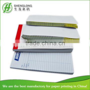 record book with carbonless paper receipt book