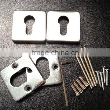 2015 SS304 Square Cover Hollow Handle on Square Rose for Interior Doors photo-3