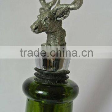 2012 Newest desigh Reindeer Bottle Stopper wine stopper wine bottle stopper