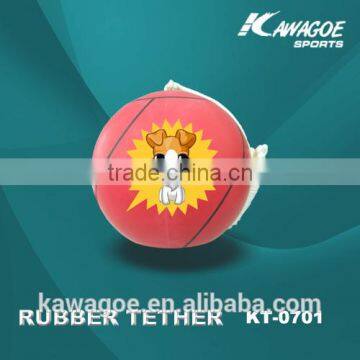 Promotional rubber tetherball