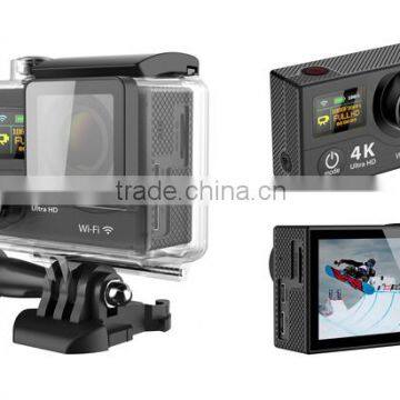 2016 Ausek Newest 2.0 Inch 4K Sport DV With Dual Screen Full HD 1080P Helmet Camera Wifi photo-2