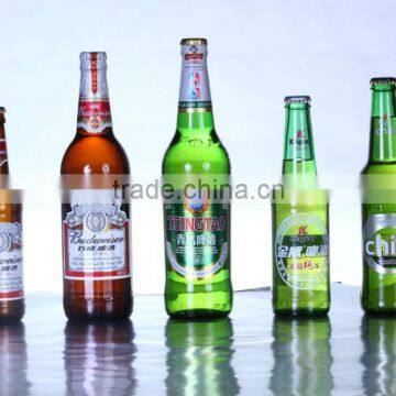 many kinds of beer wrap foil