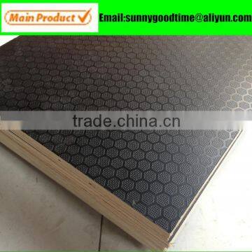 Brown anti slip film faced plywood