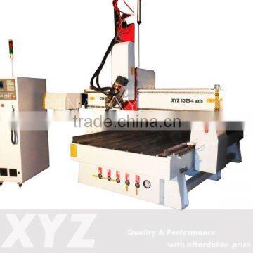 4 axis cnc cutting and engraving machine XYZ 1325