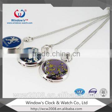Custom fashion Japan movement quartz pocket watch