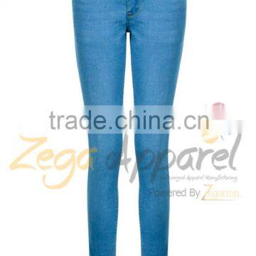 Zegaapparel Hot Sell Brand Name Women Slim Fit Denim Jeans