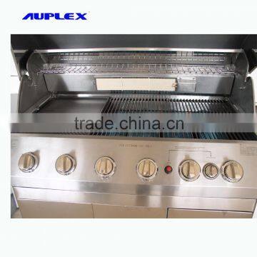 Stainless Steel Products Round Butane Char Grill / 6 Burers Char Grill