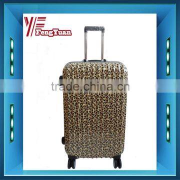 2015 Zhejiang Factury Leopard Print High-grade Configuration Hardcase Luggage Sets, High Quality 3PCS Fashionable PC Trolley photo-2