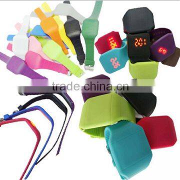 2016 Unisex Soft Silicone Touch Screen Led Watch Colors Silicone Rubber Band Watch photo-6