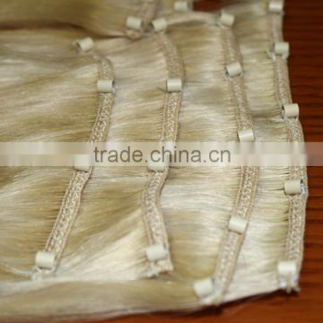 factory price micro beads weft hair extensions