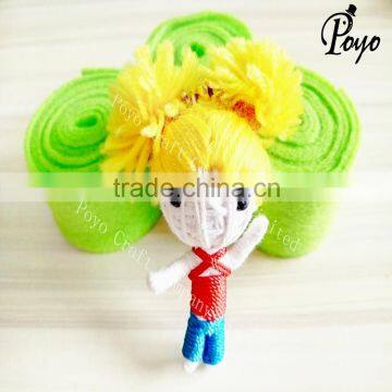 Handmade souvenir Sports girl voodoo doll customized