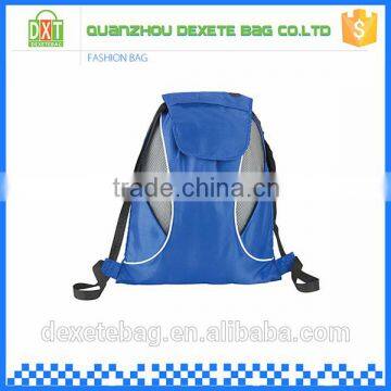 High Quality a Large Main Compartment Bag Sport Custom Drawstring Mesh Bag