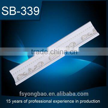 fashion silver gypsum ceiling cornice