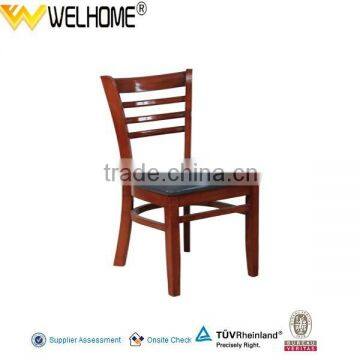 High Quality Natural Antique Solid Wood Chair With Cushion