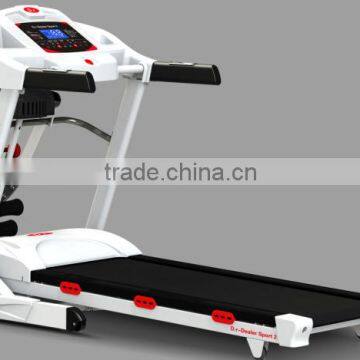 electric treadmill with 5" LCD screen, speed, distance,time calorie and heart rate