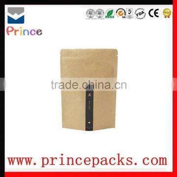 kraft paper bag for food with zip lock from china manufacutres P-10