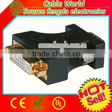 wholesale DVI to VGA adapter converter gold plated