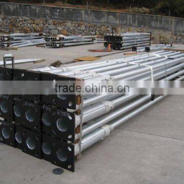 Price Lighting Pole Tapered Aluminum Tube Hot Dip Galvanized Bolt Garden Lamp Post photo-5