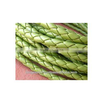 7mm Braided Leather Cords From BORG EXPORT / Genuine Leather /Braided Leather Cord 7 mm photo-6